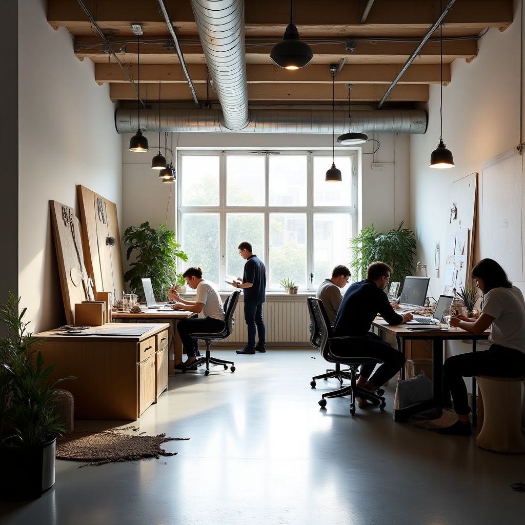 Espacio de coworking para estudiantes
